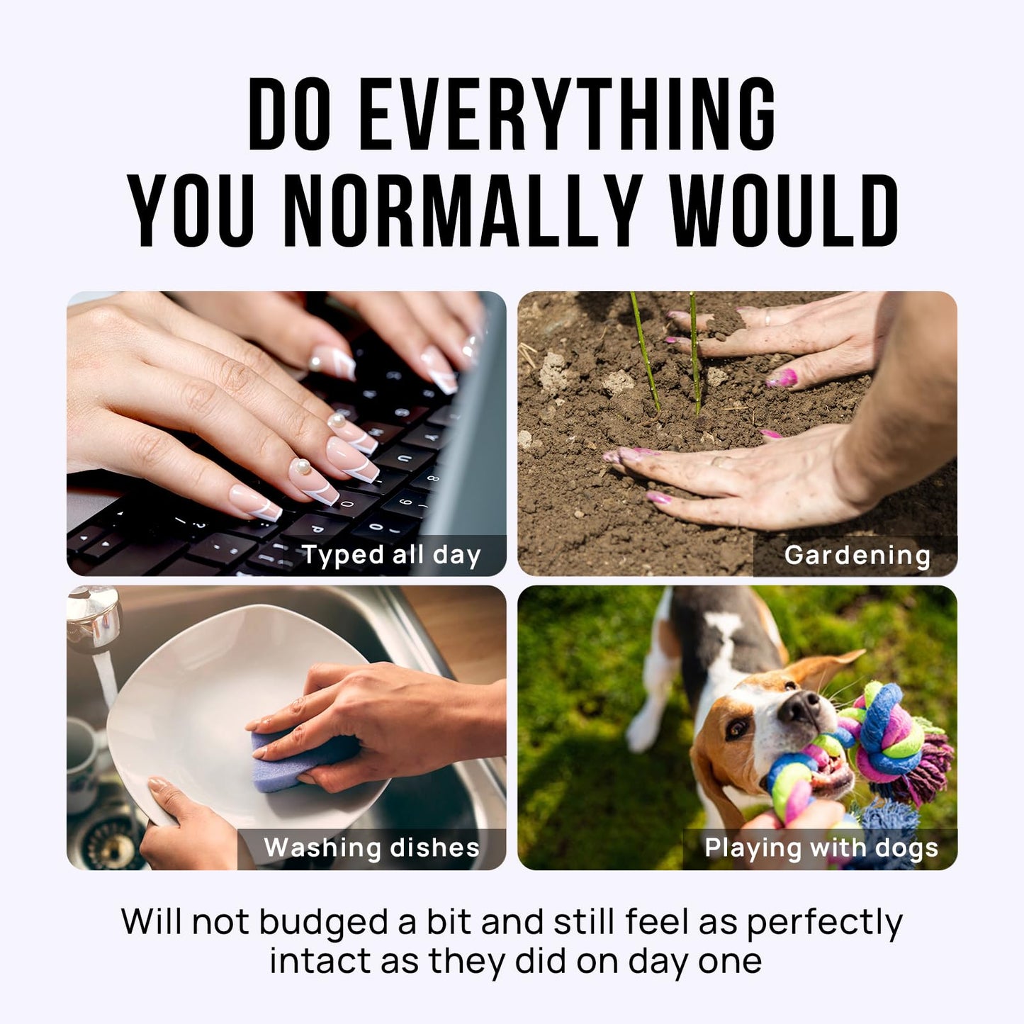 Black Press On Nails Almond - BTArtbox Short Press On Nails with Nail Glue, Fit Perfectly & Natural Reusable Stick On Nails in 16 Sizes - 30PCS Soft Gel Glue On Nails Kit, Black Velvet