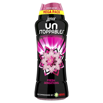 Lenor Unstoppables In-Wash Scent Booster 570g, Fresh Sensations, Non-Stop Freshness Up To 12 Weeks In Storage