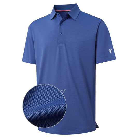 M MAELREG Golf Polo Shirts for Men Short Sleeve Quick Dry Fit Texture Sports Casual Collared Men's Golf Shirts