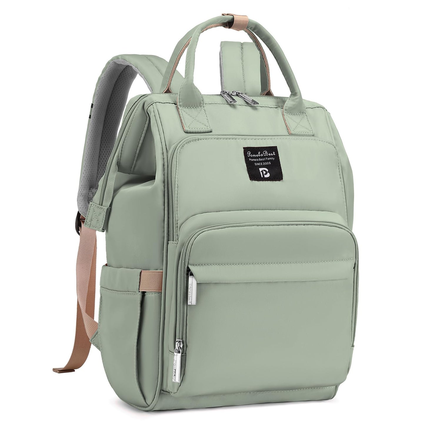 Pomelo Best Baby Changing Backpack Waterproof Changing Bag Back Pack with Changing Mat, Large Capacity Nappy Changing Back for Mom and Dad On the Go