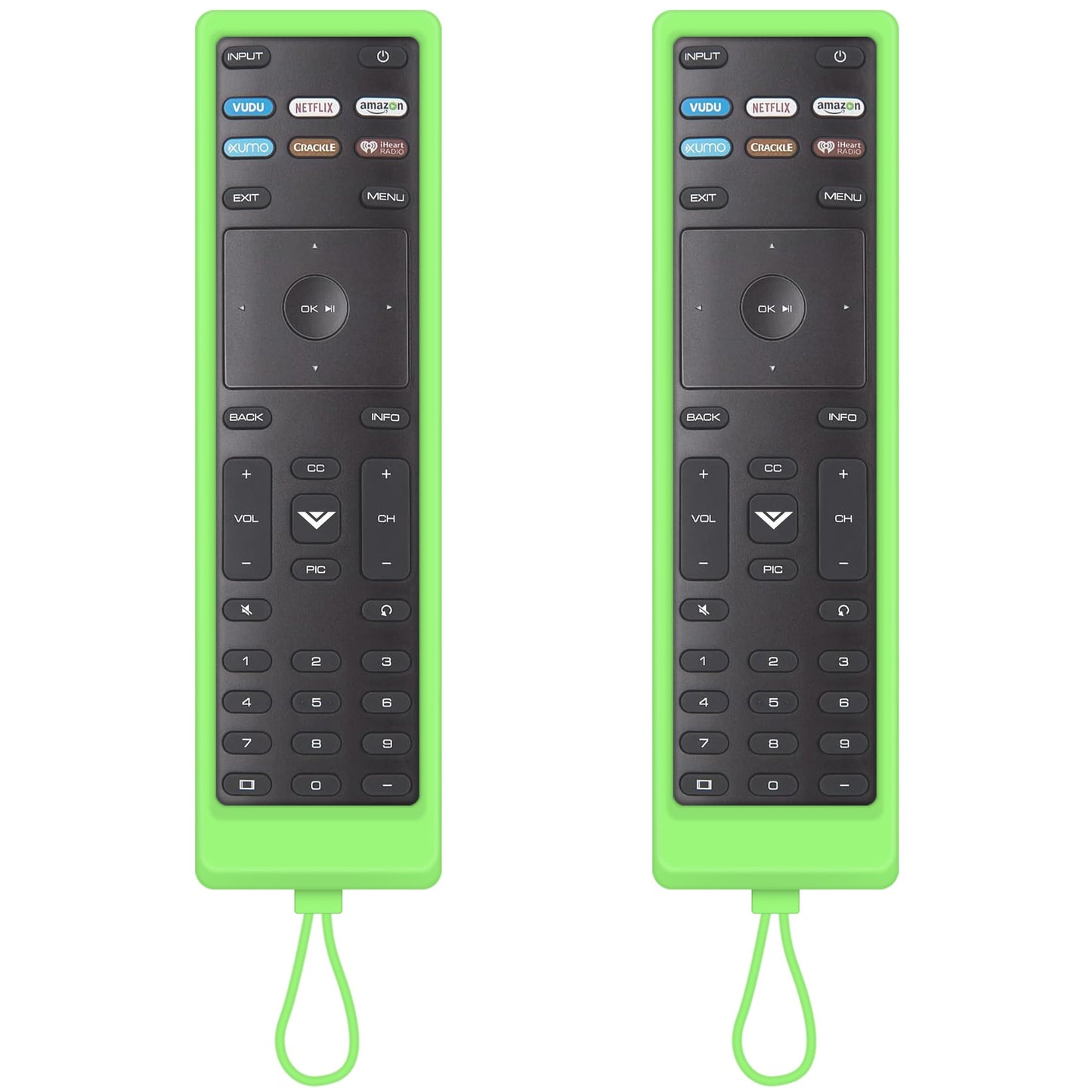 Remote for Vizio Smart TV Remote, 2-Pack Universal Replacement Control for Vizio TV Remote Compatible for VIZIO All LED LCD HD 4K UHD HDR Smart TV