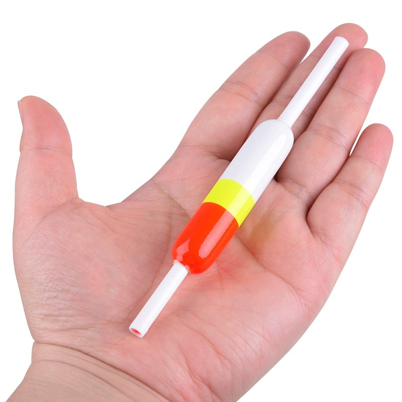 AGOOL Fishing Bobbers Floats Wood Slip Bobbers Stick Slip Floats for Crappie Panfish Walleyes Trout Bass Fishing 5/10pcs (2.44 x 0.59 x 5 inch - 10pcs)