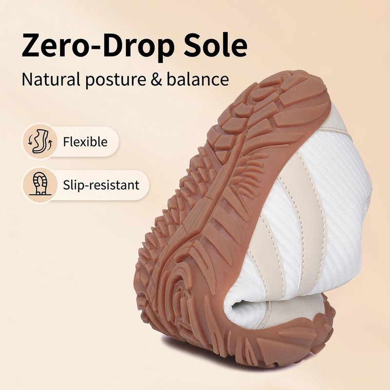 Barefoot Shoes Women,Wide Toe Box Sneakers Men, Zero Drop Minimalist Trail Running Shoe for Hiking and Walking, Non-Slip Lightweight Breathable Comfortable Fashion Casual Sneakers Unisex