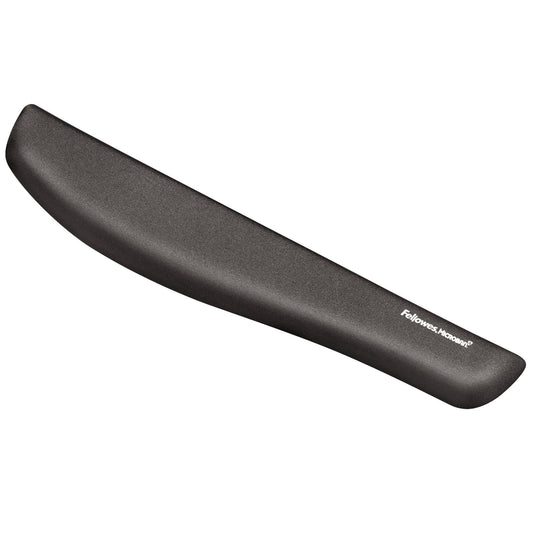 Fellowes PlushTouch Foam Keyboard Wrist Rest with MICROBAN - Graphite (9252301)