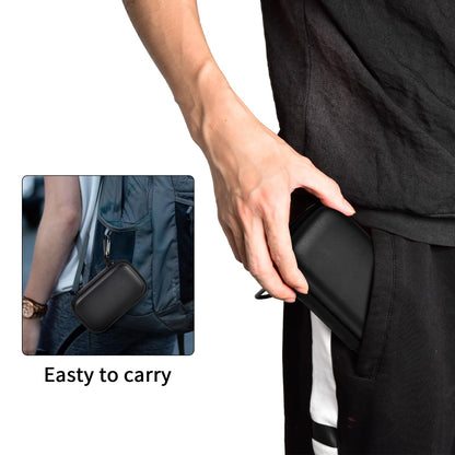 Case Compatible with SanDisk 1TB 2TB 4TB 500GB 8TB for SanDisk Extreme PRO Portable SSD External Hard Drive, Memory Card SD SDXC SDHC Card Storage Holder Organizer (Box Only) Black