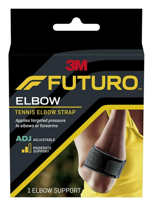 Tennis Elbow Strap - Adjustable Support for Weak, Sore Tendons | Pain Relief & Comfort