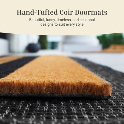 THEODORE MAGNUS Halloween Door Mat - Welcome Mat for Front Door with Non-Slip Backing - Durable Doormat - Perfect for Outside Entrance Matt - Outdoor/Indoor - Sup, Witches - 17" x 30"