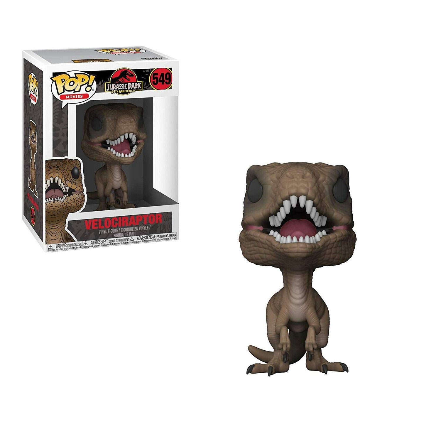 Funko POP! Movies: Jurassic Park - Velociraptor - Collectable Vinyl Figure - Gift Idea - Official Merchandise - Toys for Kids & Adults - Movies Fans - Model Figure for Collectors and Display