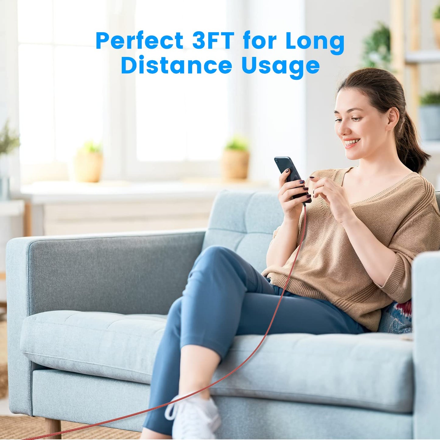 USB C Charger Cable,3Pack 1M Type C Charger Fast Charging USB to USB C Cable Compatible with iPhone 15,Samsung Galaxy S23/S22/S21/S20,Note 10/9/8,Huawei,HTC,LG,Moto,Google Pixel,Etc
