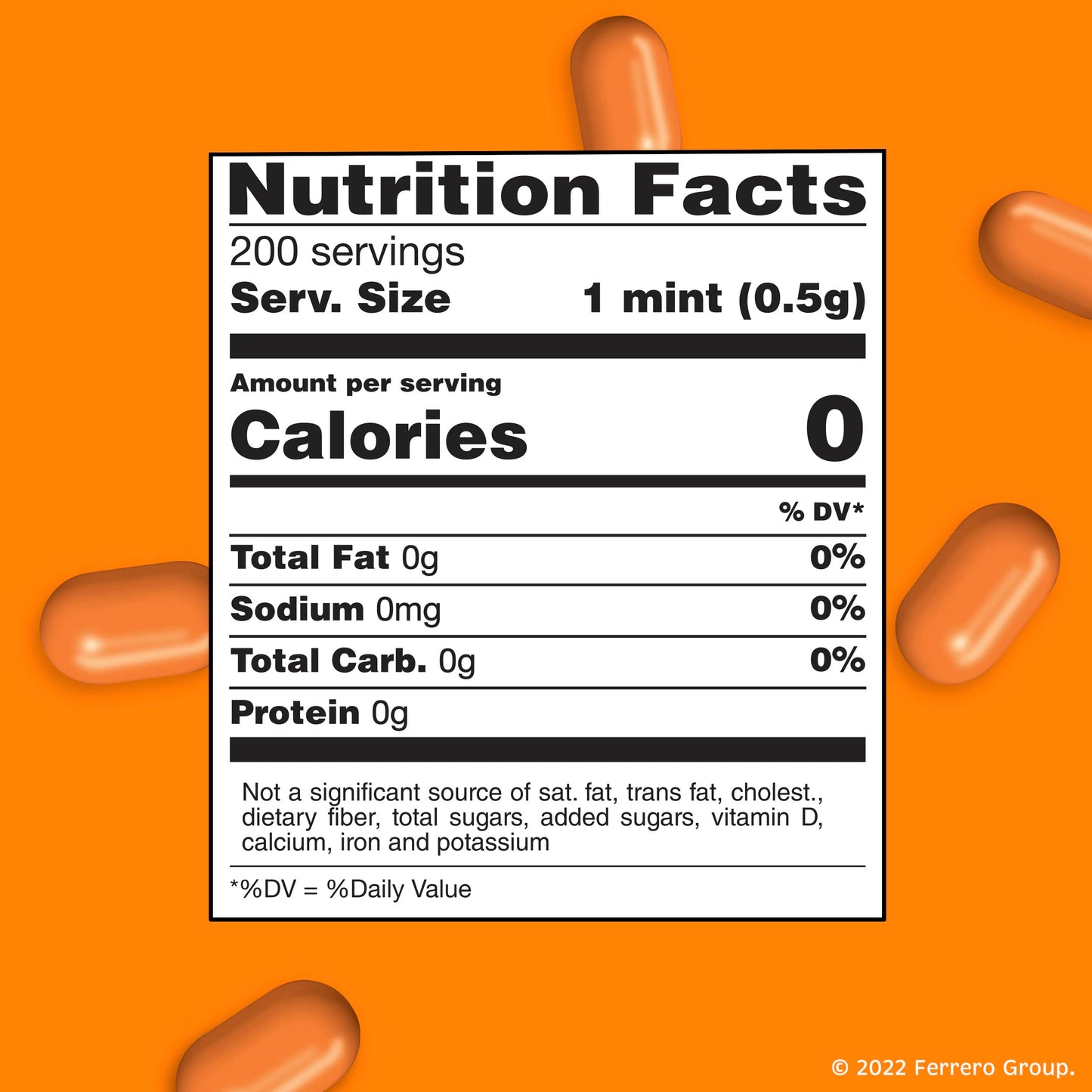 Tic Tac Orange Flavored Mints, 4 Bottle Packs, On-The-Go Refreshment, 3.4 oz Each