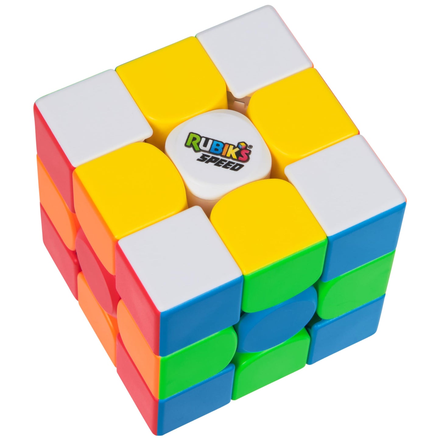 Rubik’s Cube, 3x3 Magnetic Speed Cube for super fast solves, problem-solving challenging brain teaser fidget toy for adults & kids ages 8+