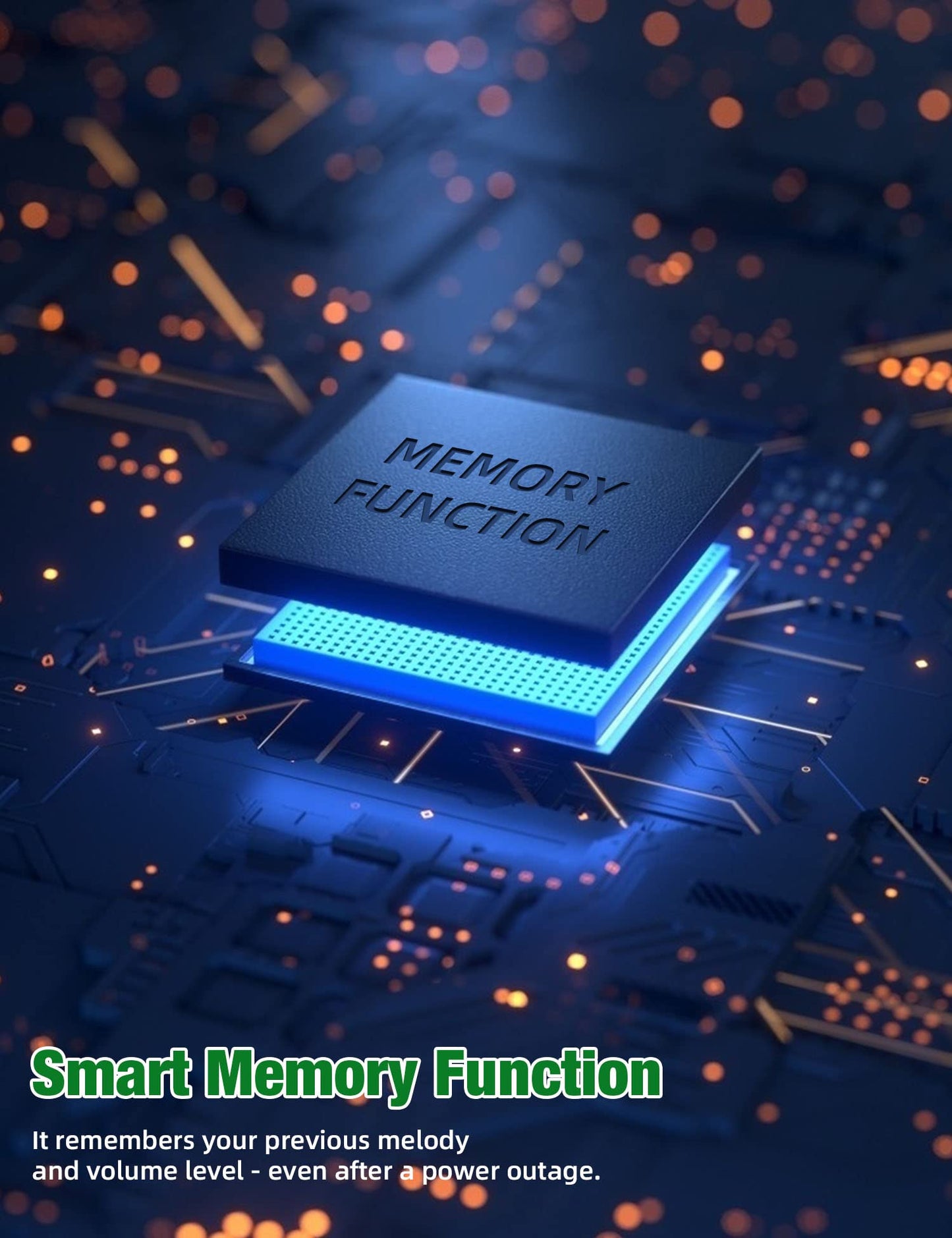 AIDA Lighted Wireless Doorbell for Home, Waterproof Battery Doorbell Wireless 1,000ft Range, 5 Volume Levels with 58 Doorbell Chimes & LED Flash (White, Doorbell with 2 Buttons & 1 Receiver)