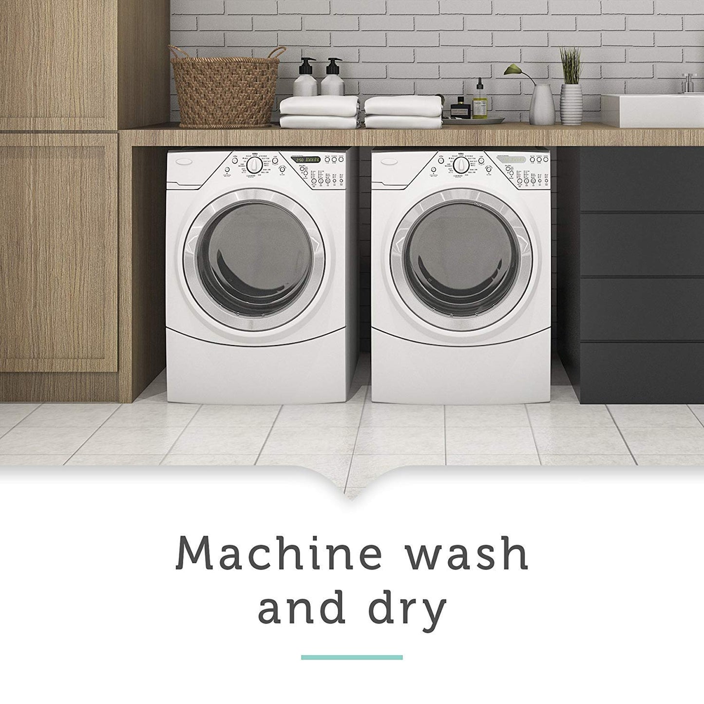 AllerEase Ultra Soft Advanced Allergy Protection Machine Washable Durable Zippered Travel Pillow Protector Size 14" x 20" Size Grey