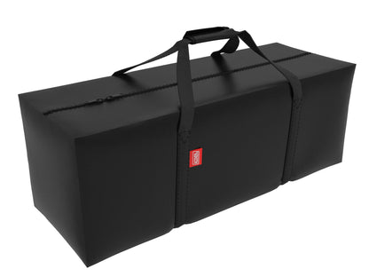 acoveritt Outdoor Rectangular Cushion/Cover Storage Bag, Protective Zippered Storage Bags with Handles, 60"X20"X28" Black