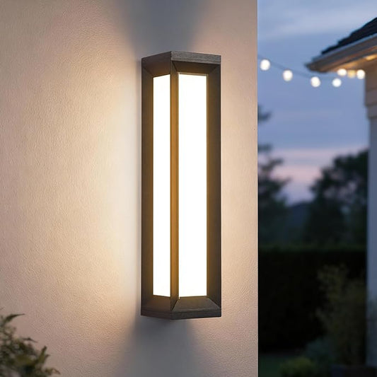 Outdoor Wall Lights 26" Waterproof Modern Porch Light 3000K Large Outdoor Sconces Wall Lighting Long Sconce Exterior Lighting Fixtures Wall Mount for Front Porch Outside House Garage Patio