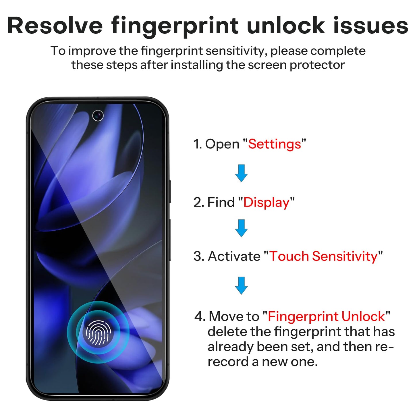 OMOTON 3+2 Pack for Google Pixel 9 Pro Screen Protector, 3 Pack Tempered Glass Screen Protector & 2 Pack Camera Lens Protector for Pixel 9 Pro 2024 6.3-inch, Case Friendly (Not for Pixel 9/9 Pro XL)