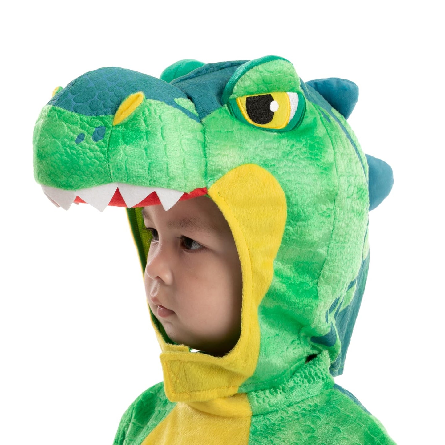 Spooktacular Creations Halloween Dinosaur Costume Kids, T-Rex Costume Outfit with Egg for Toddler Child Dress Up Party
