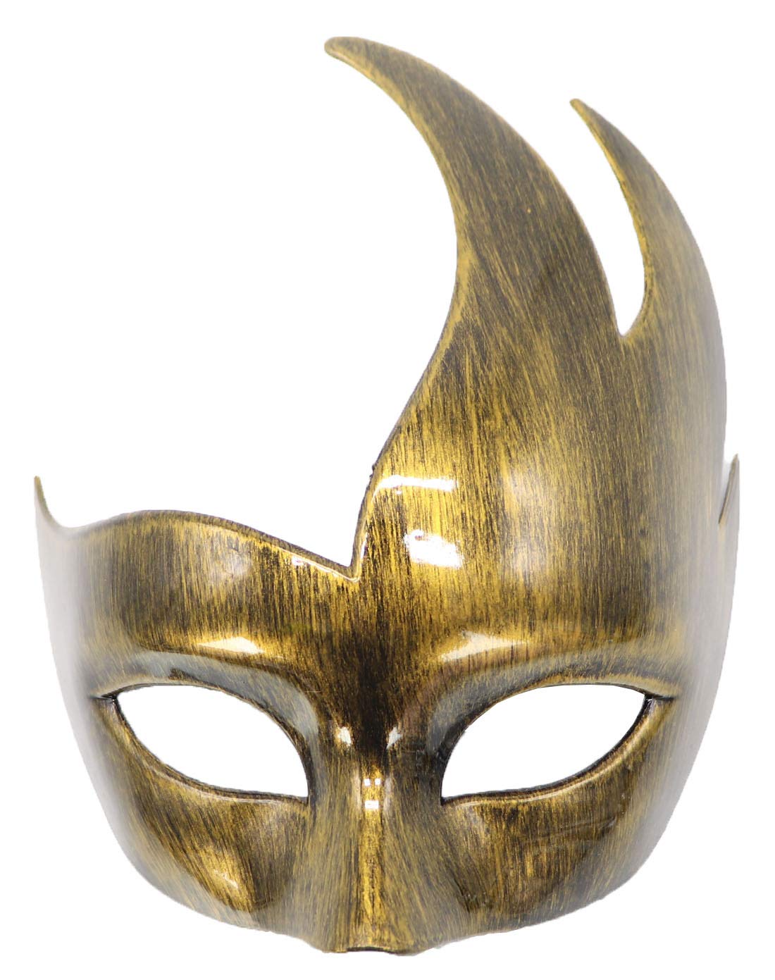 Coolwife Men's Masquerade Mask Vintage Venetian Checkered Musical Party Mardi Gras Mask (T Antique Gold)