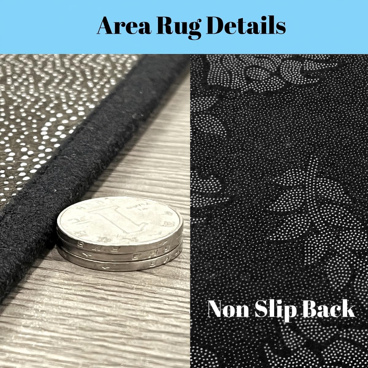 Leopard Print Large Area Rug 5x7 Cheetah Skin Living Room Rug | Zebra Pattern Silver Glitter Rugs for Bedroom, Patchwork African Safari Pattern Low Pile Carpet Indoor Floor Mat