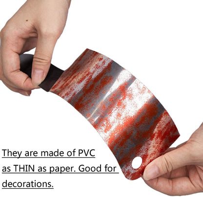 Halloween Party Decorations Bloody Banner: Horror Scary Garland Decor for Creepy Movie Theme Birthday Carnival Spooky Props Supplies, 4PCS