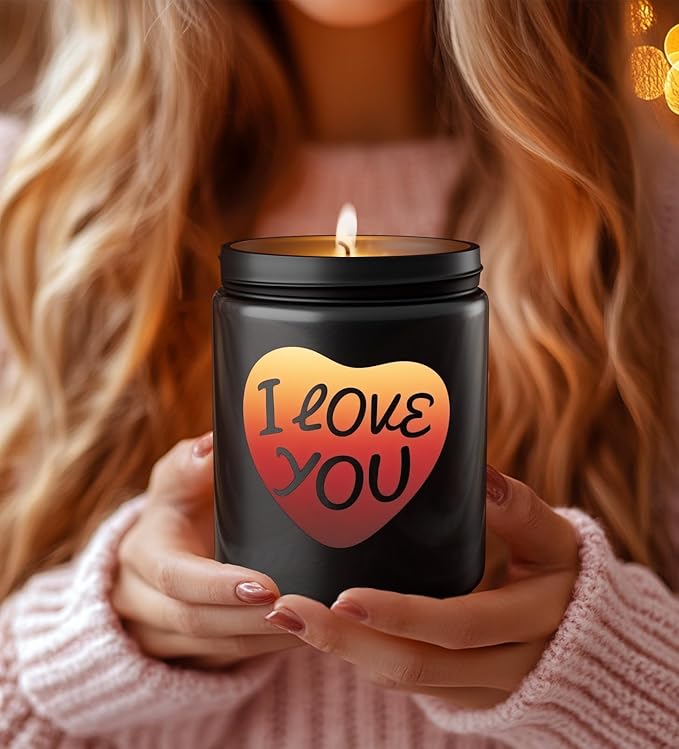 Christmas Candles,Christmas Gifts for Women, Rose Scent Candles, Holiday Candle Gifts for Mom,Perfect for Xmas,New Year,Winter Décor,Over 40 Hours of Burn Time, 100% Soy Wax