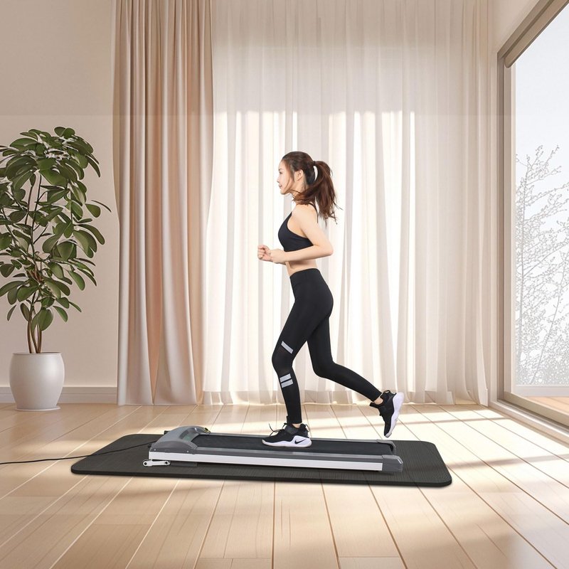 Treadmill Walking Pad Mat for Carpet Floors,29.5x70.8"Foldable Treadmill Mat for Hardwood Floors,Non-Slip Exercise Equipment Mat for Under Exercise Bike,Walking Pad & Elliptical,Noise Shock Absorption