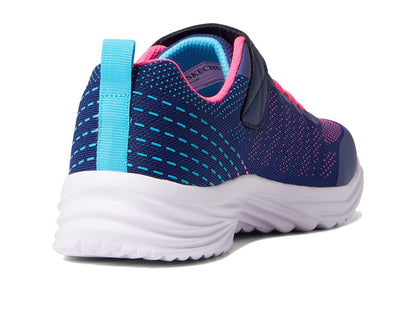 Skechers Girl's Dreamy Dancer Radiant Rogue Trainers, Navy & Hot Pink Mesh/Multi Trim, 13 UK