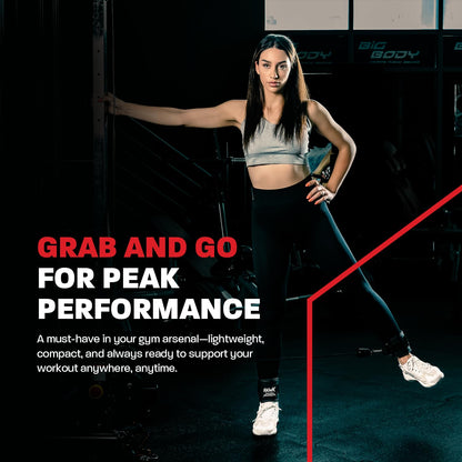 Hawk Sports Black - Ankle Straps for Cable Machines Women - Leg Cable Attachments for Gym - Leg Extension Strap