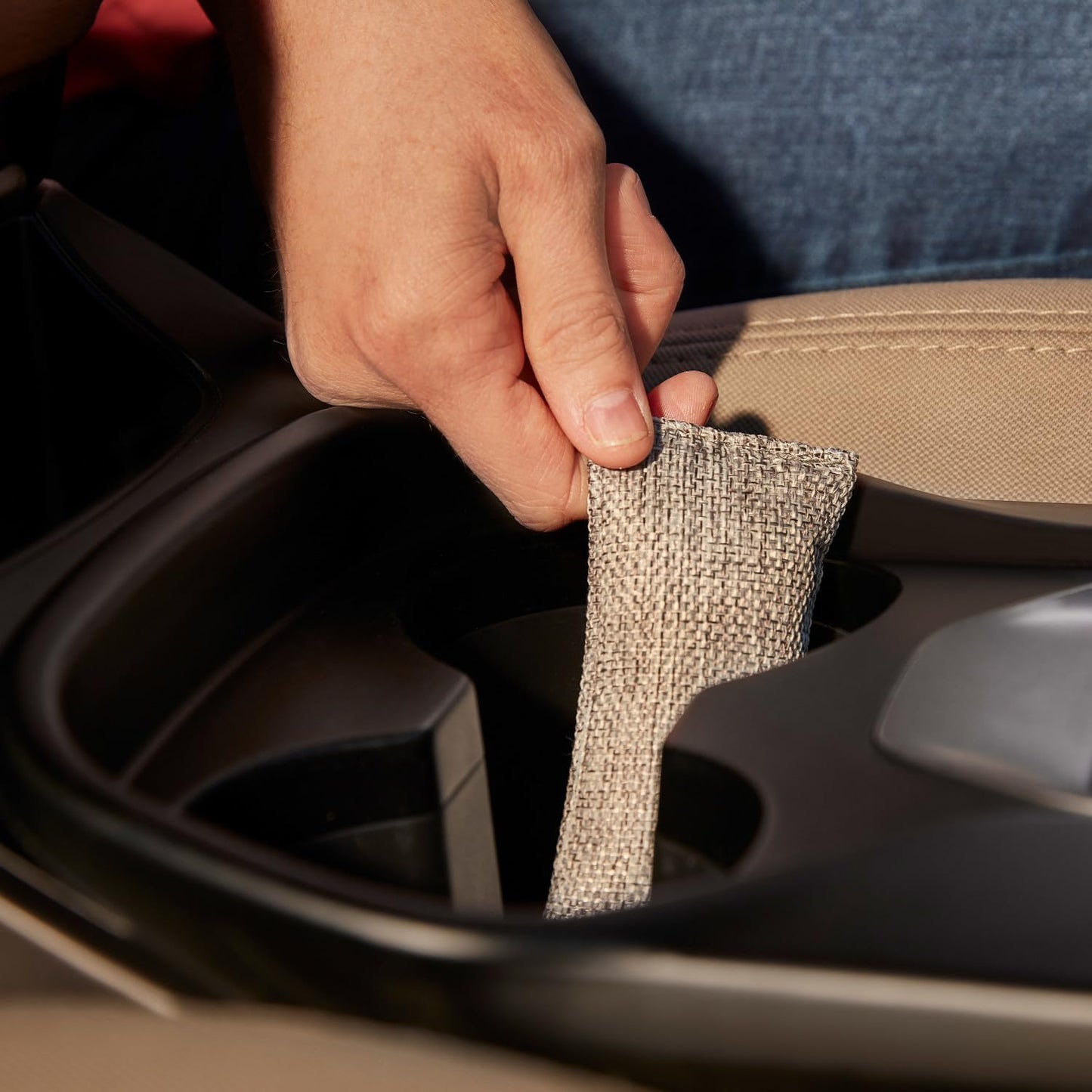 Armor All Fresh FX Charcoal Bag Deodorizer (9 Count) - Charcoal Deodorizer Bags for Cars, Natural Bamboo Car Air Freshener