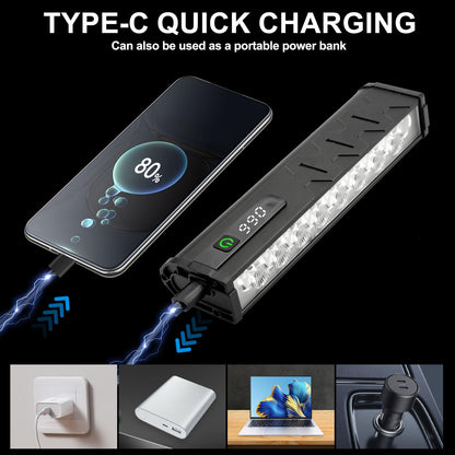 Bike Light for Night Riding, 4800 Lumen Bike Lights with High Beam and Low Beam for Mountain Road, USB Rechargeable Bicycle Headlight, Waterproof Bicycle Headlight with 4 Modes for Commuters Adults