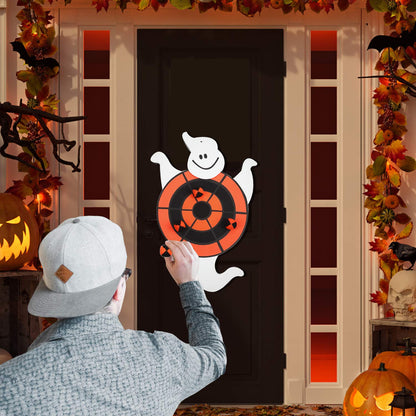 Ghost Dart Board with Sticky Balls for Halloween, Spliceable Dart Board Kit Misc Games Halloween Toy