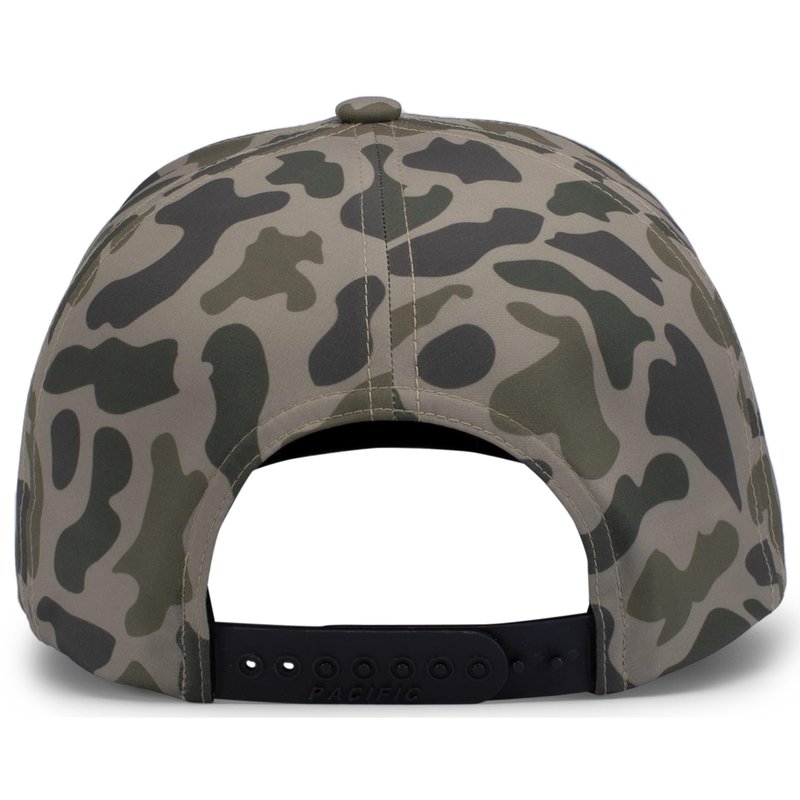 Pacific Headwear Duck Camo 5-Panel Trucker Cap, Coastland, OS