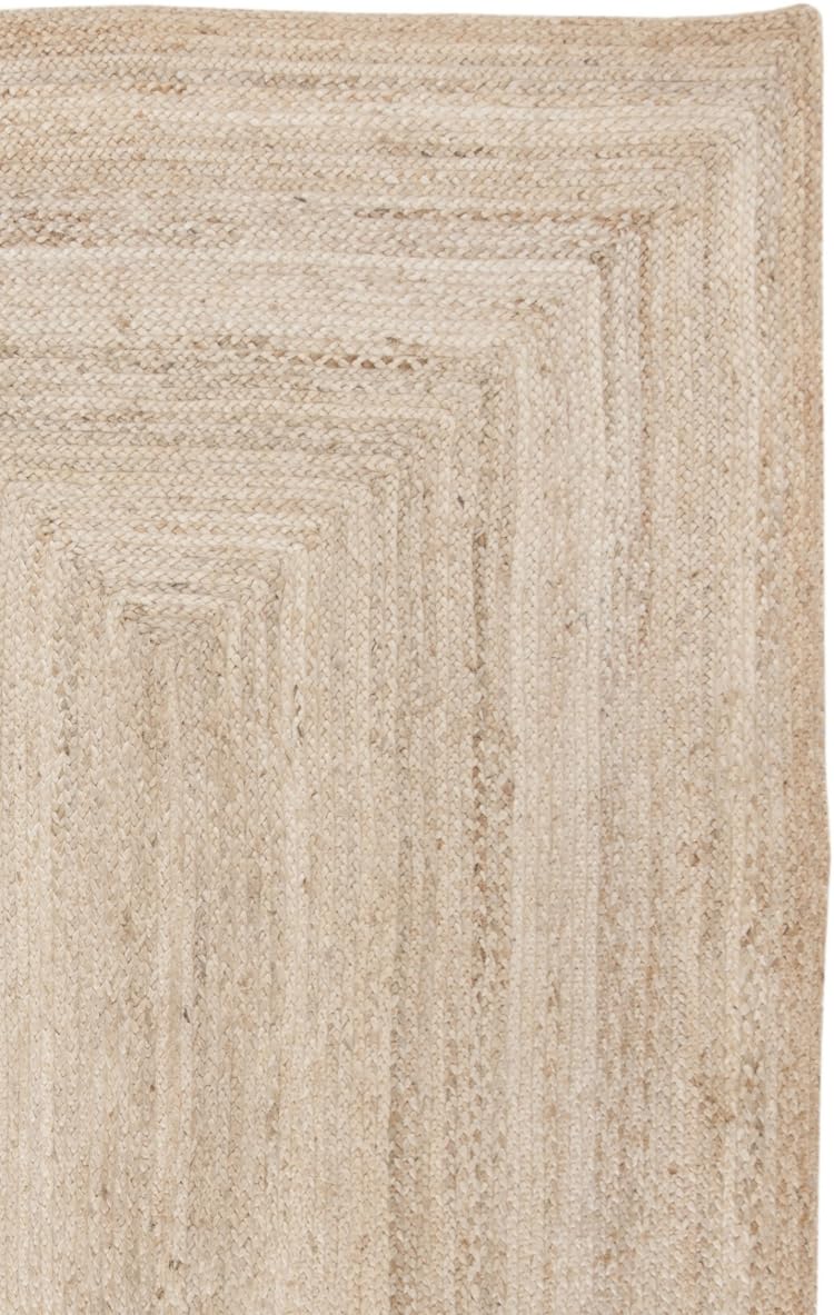 SAFAVIEH Area Rug 3x5 Oval - Cape Cod Collection - Natural Brown, Handmade Braided Flat Weave Jute (CAP252A)
