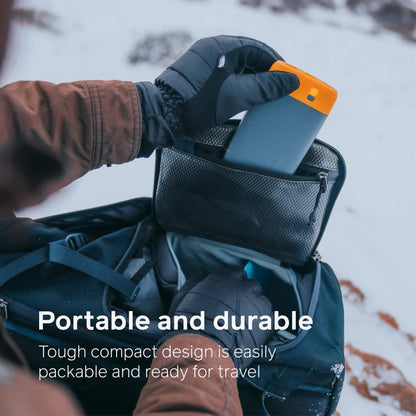 BioLite, Charge 20 PD, 6,000 mAh Multiple Device Portable Power Bank, 18 W USB-C in/Out and USB-A Out