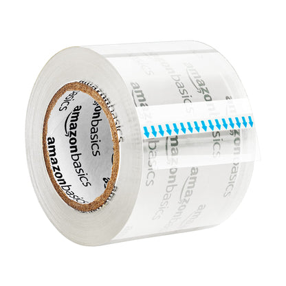 Amazon Basics Heavy Duty Packaging Tape with Dispenser for Shipping, Moving and Storing, 1.88" x 22.2 yds, 6-Pack, 4.33 x 2.64 x 2.36 in