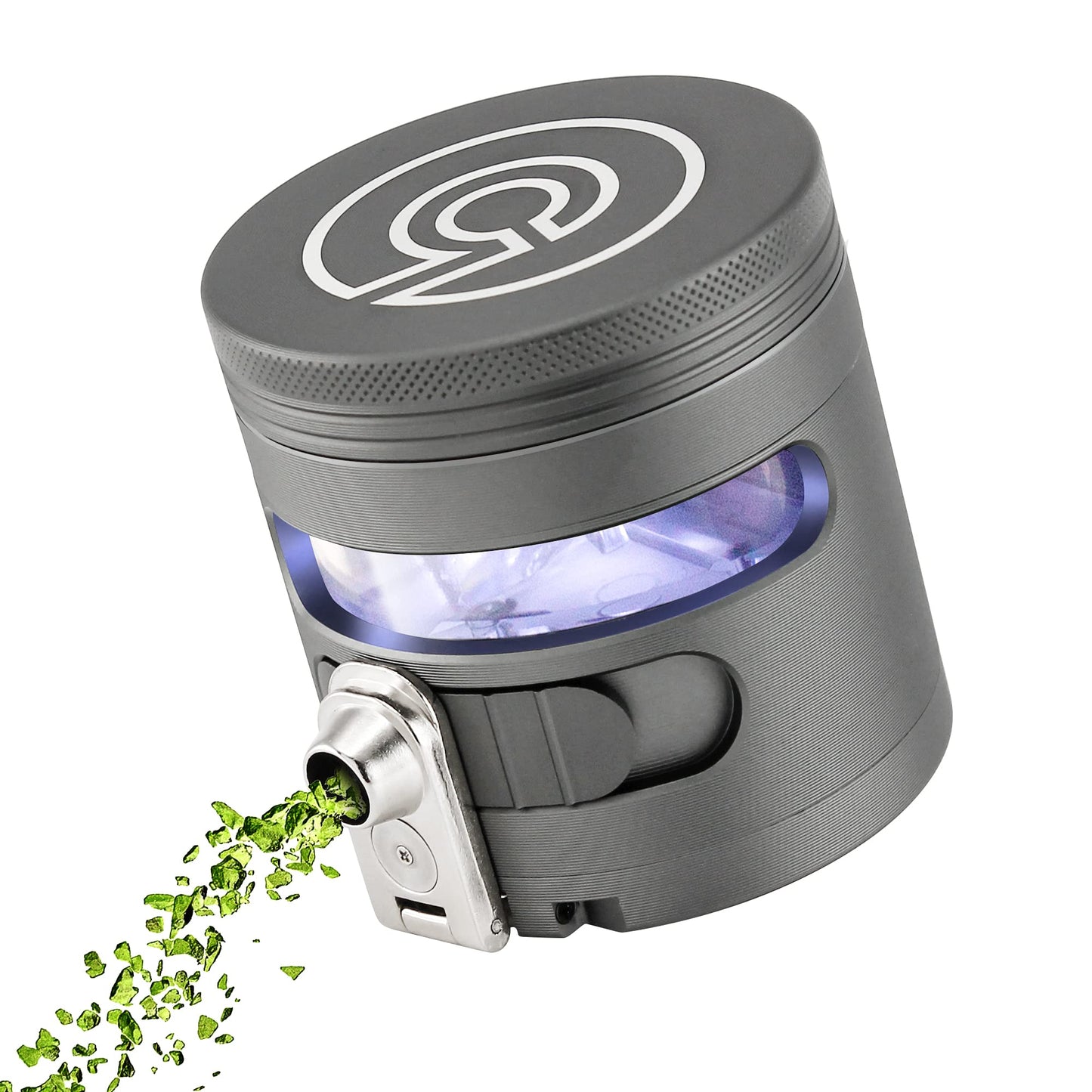 MANUAL Grinder AUTOMATIC Dispenser Large 2.5" Aluminum Alloy, for HOME & KITCHEN ONLY (Midnight)…
