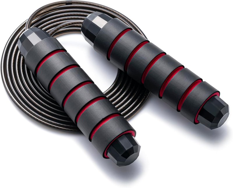 Adjustable Jump Rope - Tangle-Free Skipping Rope with Ball Bearings for Fast Workouts | Ideal for Women, Men, and Kids