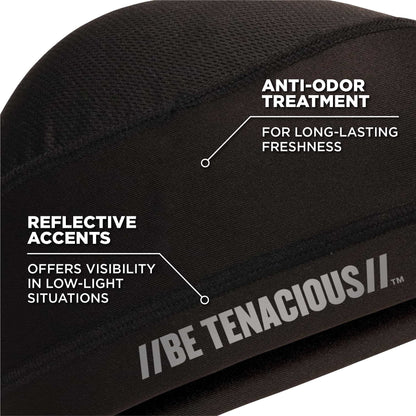 Ergodyne Chill Its 6632 Cooling Skull Cap, Sweat Wicking Helmet Liner, UPF 50 Sun Protection
