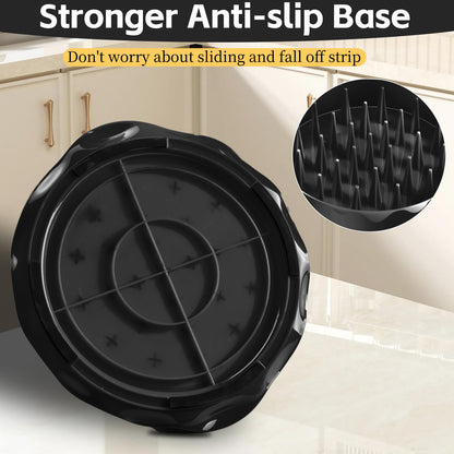 Chicken Shredder Tool Twist Large with Brush,Visible Kitchen Meat Shredder Grinder Machine,Strong Anti-Slip Base,Ergonomic Handle,BPA Free,Suitable for Pork Beef Chicken