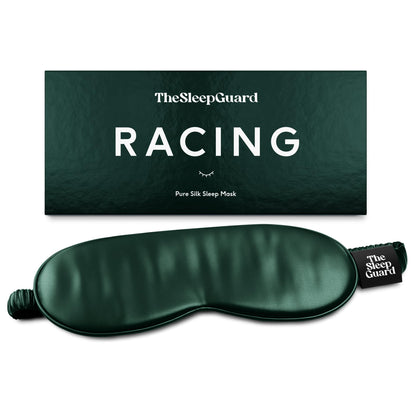 TheSleepGuard Pure Silk Sleep Mask [100% 6A Mulberry Silk, 22 Momme] Light Blocking Travel Essentials. Eye Masks for Sleeping. Black Oeko-Tex Blindfold. Eye Covers for Men & Women