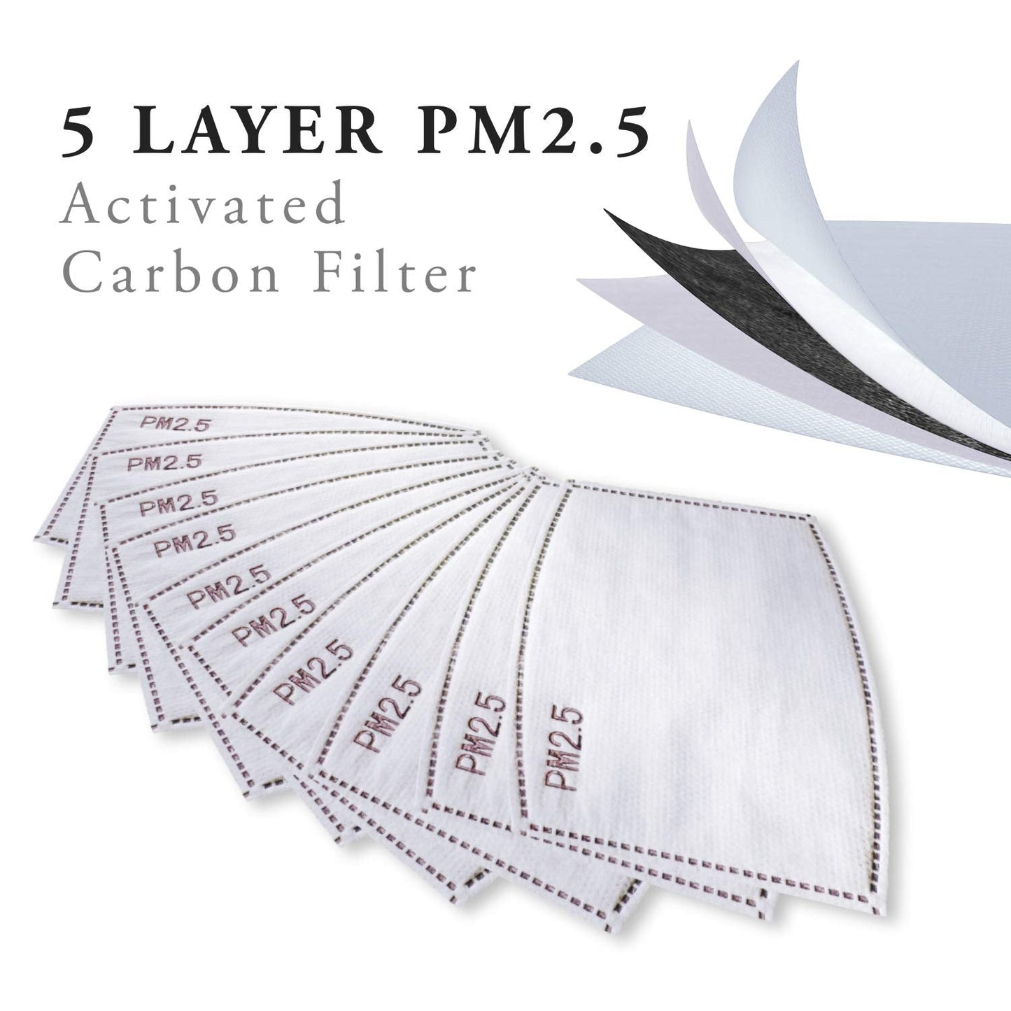 DualVertex Face Mask - Breathable With Filter, Cotton, Washable & Reusable - Adjustable Ear Straps, Nose Wire, Valve and Replaceable Filters