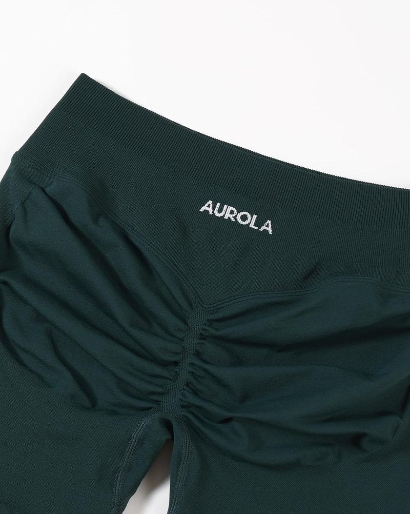 AUROLA Women's Squat Proof Workout Shorts - No Roll Up Seamless Compression | 2.5-6.5 Sizes