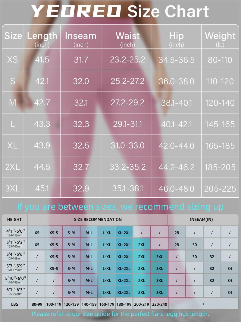 YEOREO CoreFlex Women Workout Flare Leggings with Pockets Hidden Scrunch High Waisted Cargo Gym Yoga Leggings Pink L