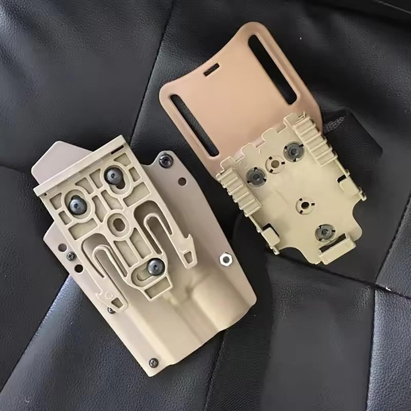 Quick Locking System Kit - QLS 19/22 Platform Attachment for Duty Holsters | Tan, 2 Pcs Set