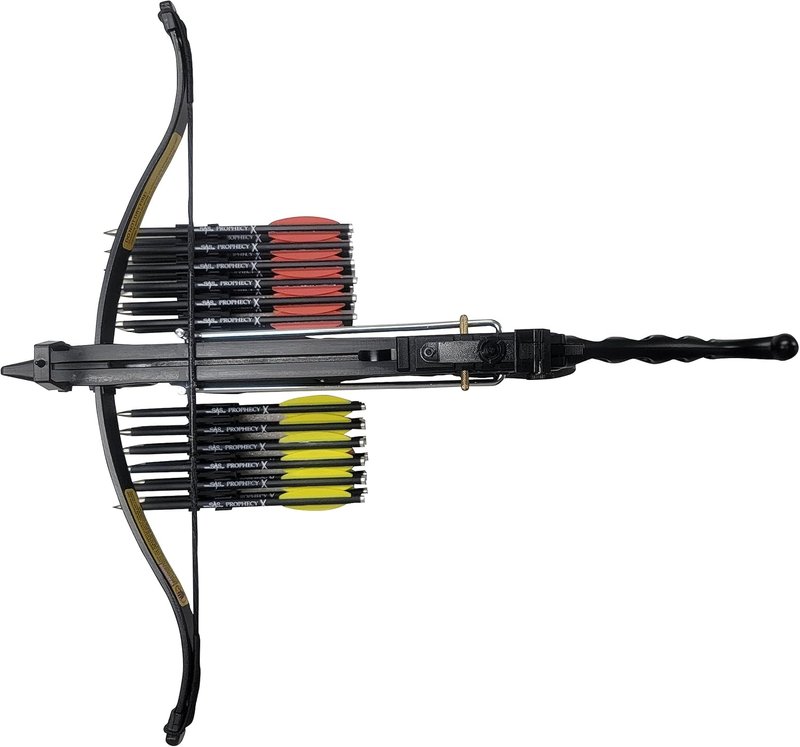 Pistol Crossbow Quiver - 3D Printed Holder for 12 Bolts | Weaver Mounting Kit