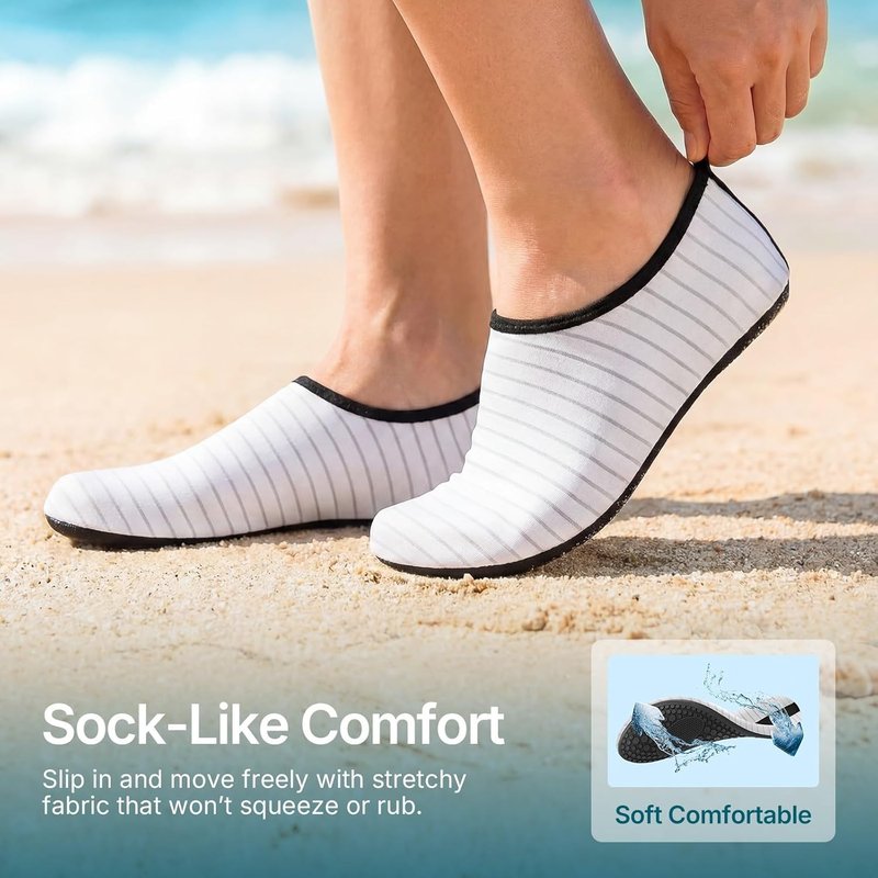 Water Shoes - Quick-Dry Aqua Socks for Swimming, Beach & Yoga | Adult & Youth Sizes Available