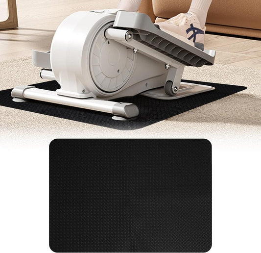 Double-Sided Non-Slip Workout Mat - 23.6" x 17" for Elliptical & Pedal Exercisers | Stability & Floor Protection