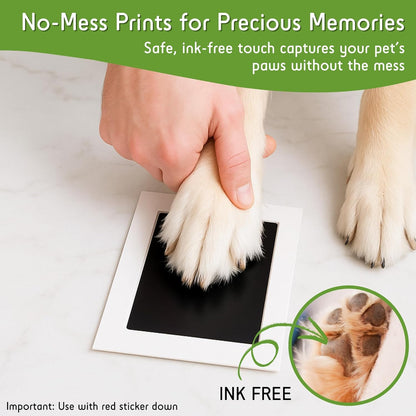 8 Pads and 16 Impression Cards, Inkless Baby Hand and Footprint Kit - Mess Free Ink Pad for Newborn Keepsake, Dog Nose & Paw Print Kit, Clean Touch Ink Pad for Baby Hand & Footprints, Ideal Shower Gifts