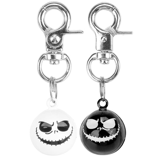 EXPAWLORER Halloween Cat Bell 2 Pack - Pet Collar Accessories Bells Loud with Claw Buckle, Holiday Collar Charm Jingle Pendants Ornament Jewelry, Save Birds Tracker, Neck Decoration for Cats Dogs
