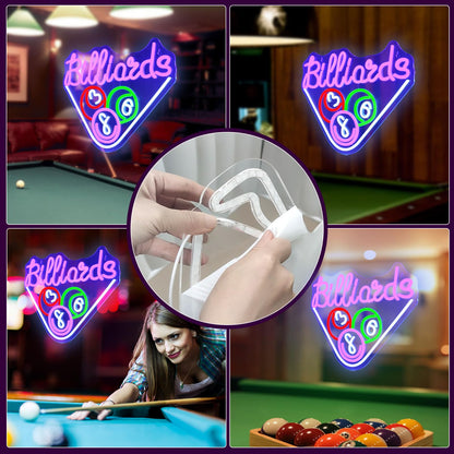 Lady Neon Signs Neon Signs for Wall Decor Pink White LED Light Sign for Preppy Room Decor Light Up Sign for Birthday Party Decoration USB Powered